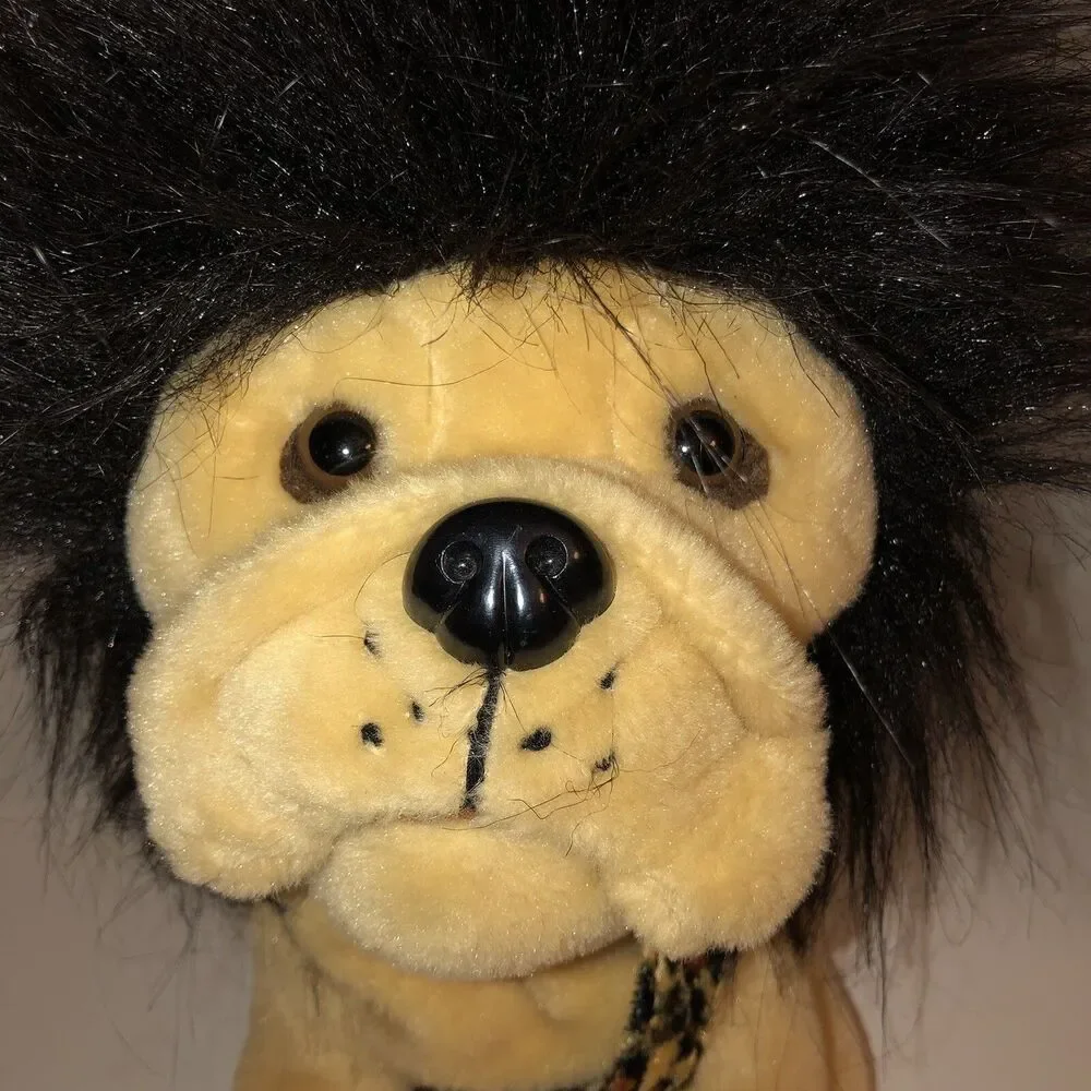 CAVEMAN DOG Kitty Kat Lion The Adam's Family Theme Animated Singing Plush 2009